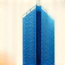 Icon of a modern skyscraper