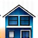 Icon of a modern two-story house