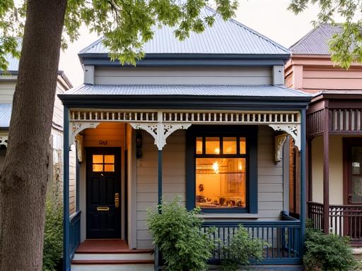 Restored Victorian terrace in Fitzroy.